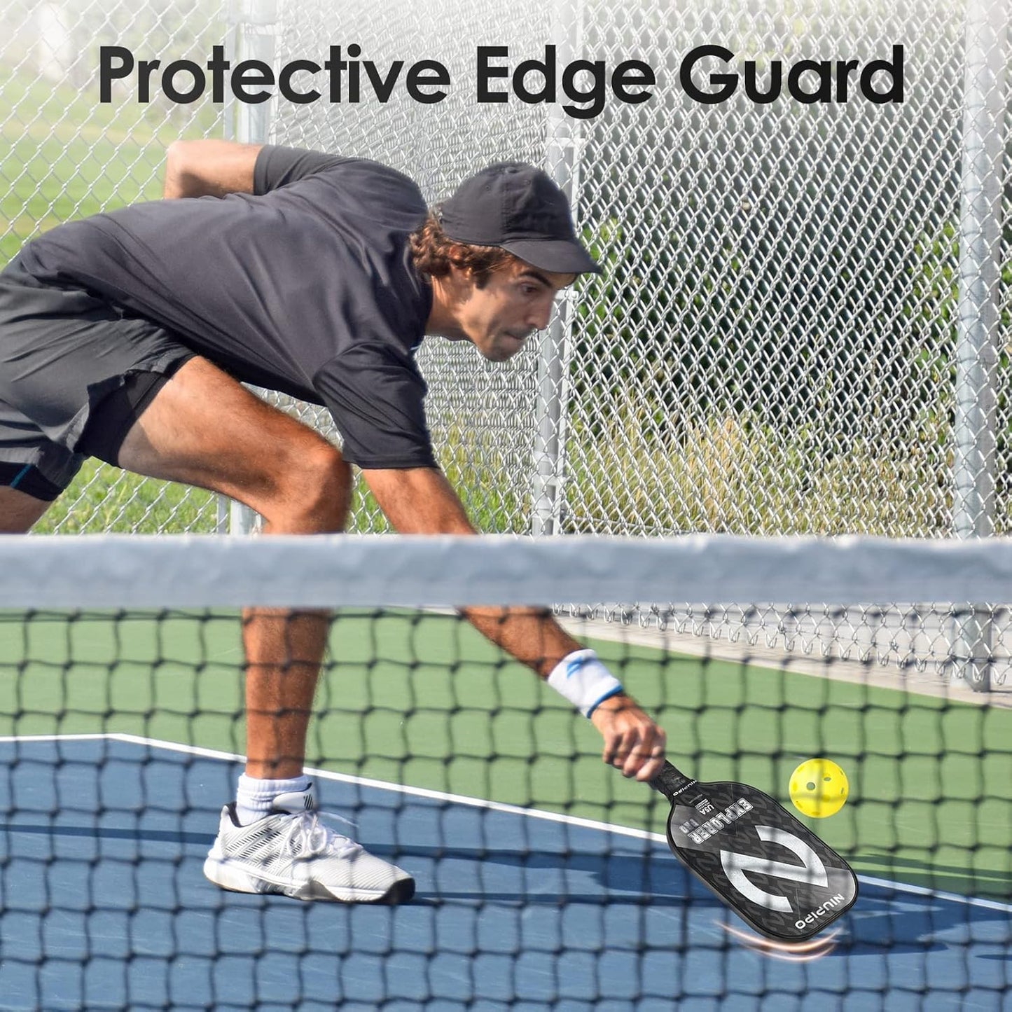 Pickleball Paddles, USAPA Approved Pro Graphite Pickleball Paddle/Paddles Set, Polypropylene Honeycomb Core, Cushion 4.72In Grip, Portable Bag/Paddle Cover, Lightweight Pickleball Racket