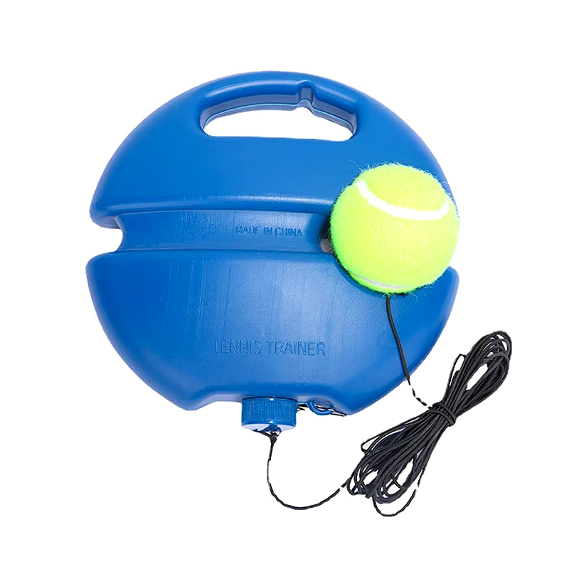 Heavy Duty Tennis Training Aids Base with Elastic Rope Ball Practice Self-Duty Rebound Tennis Trainer Partner Sparring Device