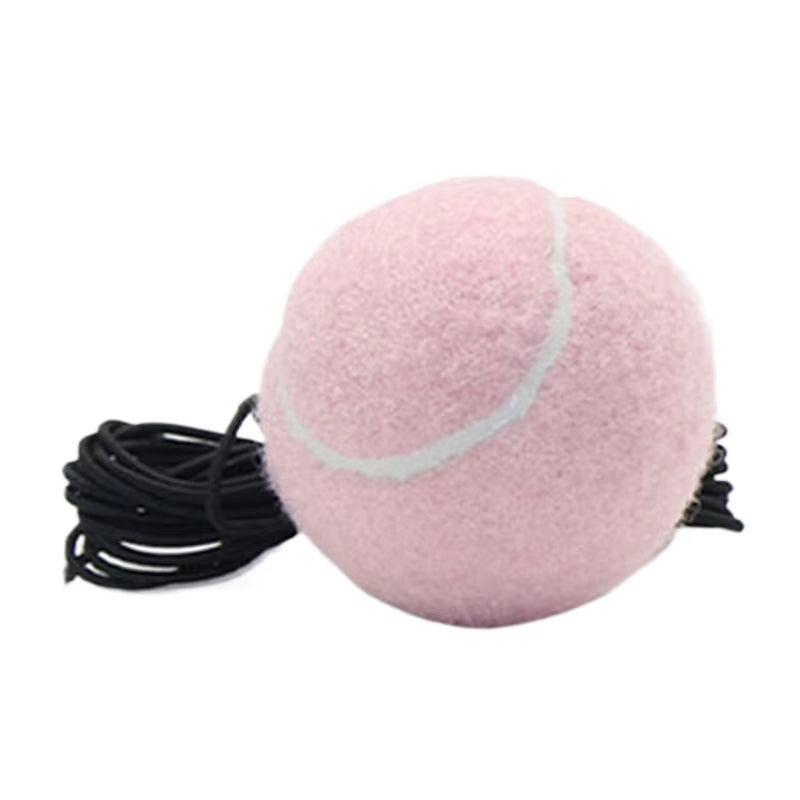 Heavy Duty Tennis Training Aids Base with Elastic Rope Ball Practice Self-Duty Rebound Tennis Trainer Partner Sparring Device