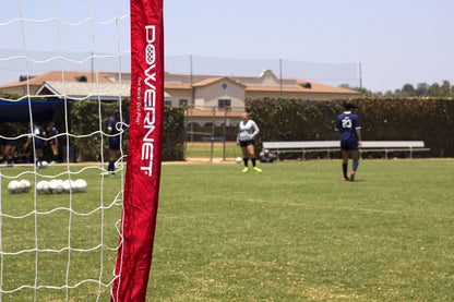 Portable Soccer Goal, Regulation Size Soccer Net with Steel Base, Pop up Soccer Training Equipment, 1 Goal & Zipper Storage Bag (24 X 8 FT)