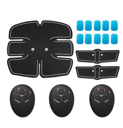 Ems Electric Muscle Stimulator for Exercises Abdominal Trainer Hip Buttock Six Pack Trainer Body Fitness Slimming Massage